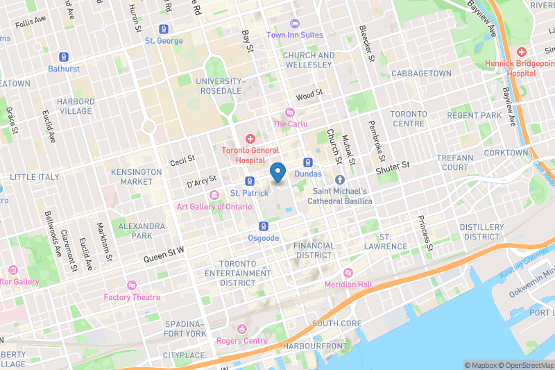 CES Toronto - Open Street Map